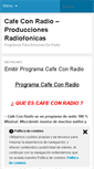 Mobile Screenshot of cafeconradio.com